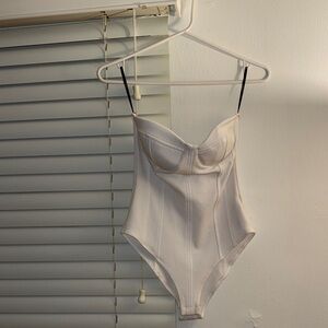 Forever 21 White Bodysuit